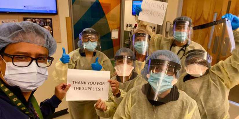 Richmond student makes face shields for doctors