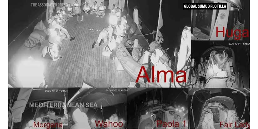 Activists say Israeli navy has begun intercepting a Gaza-bound aid flotilla