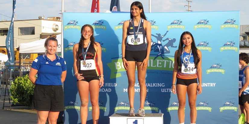 Kajaks finishes strong at BC Athletics Jamboree Provincial Championships