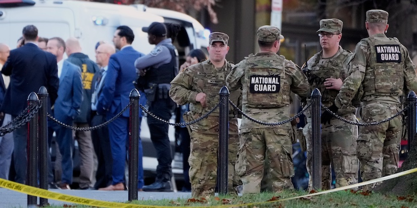 Afghan national charged in Guard ambush shooting drove across US to carry out attack, officials say