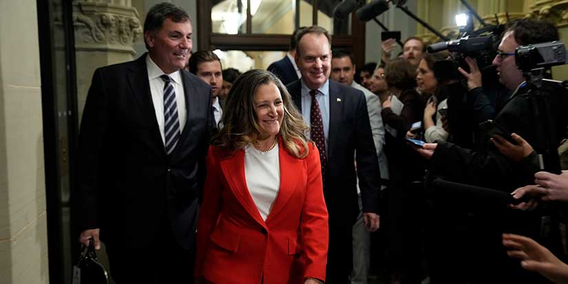 Freeland resigns from cabinet as she takes on new role as special envoy to Ukraine