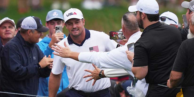 Bryson DeChambeau, a man of the people, brings his show to Ryder Cup with some bickering to boot