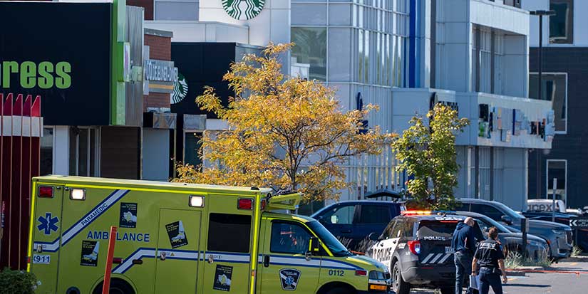 Police say one of three people shot at Montreal-area Starbucks has died